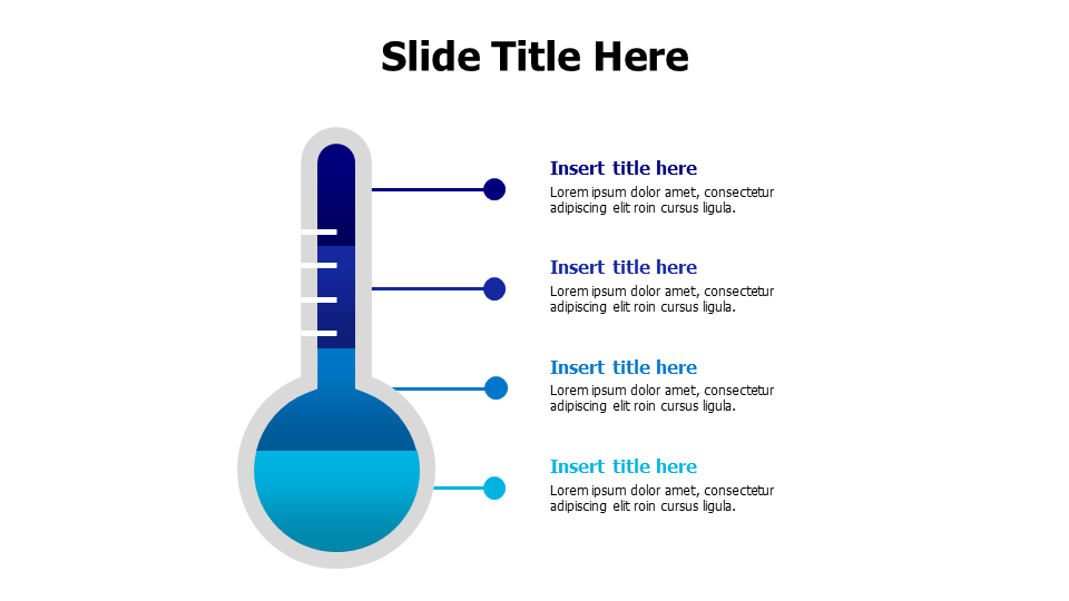 4 points from a thermometer infographic