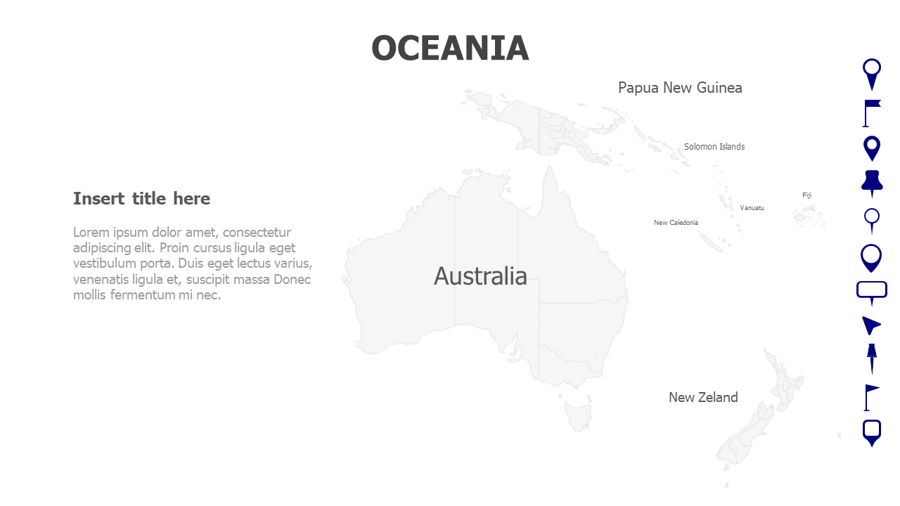 OCEANIA map