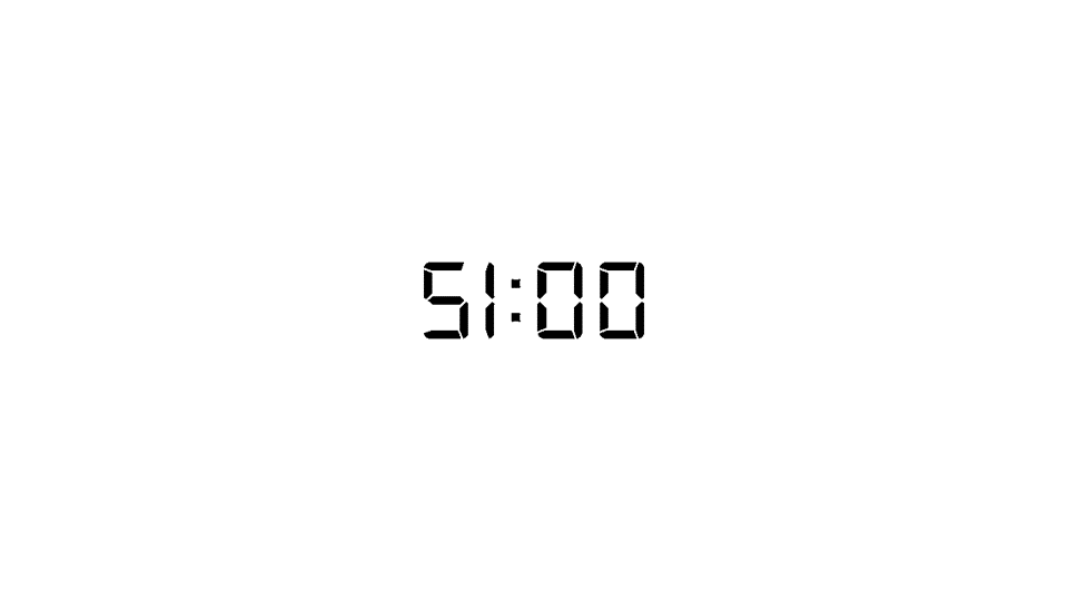 51 minutes timer