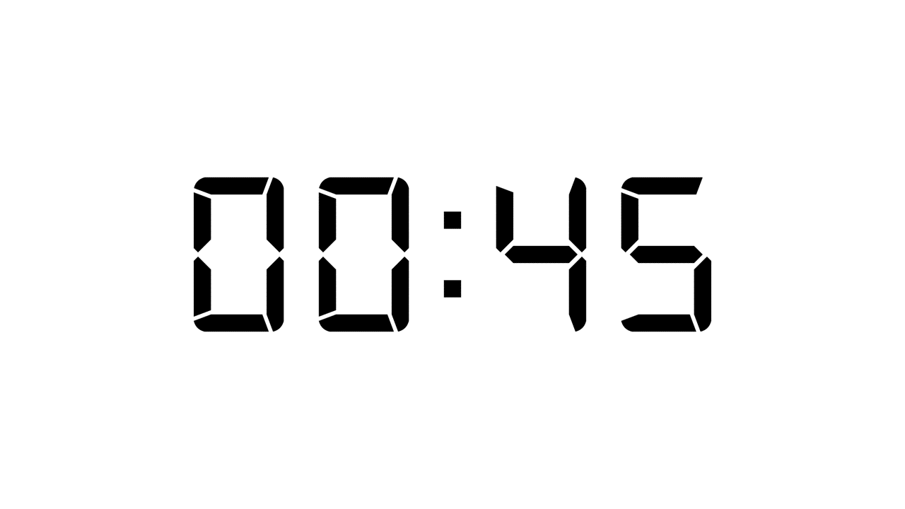 45 Seconds Timer