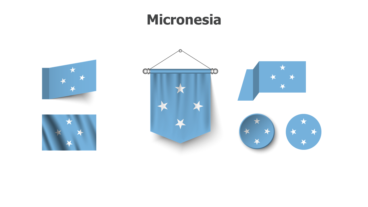 Micronesia flags