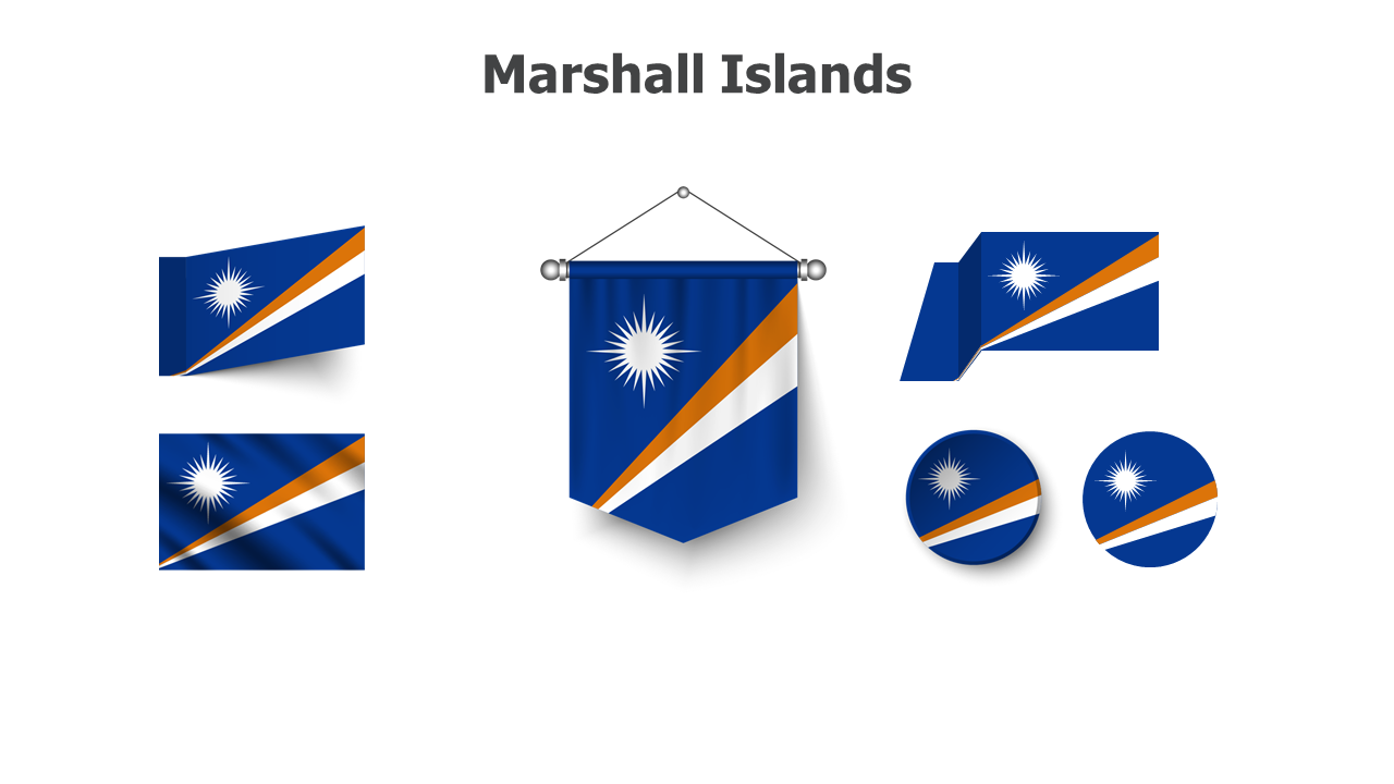 Marshall Islands flags
