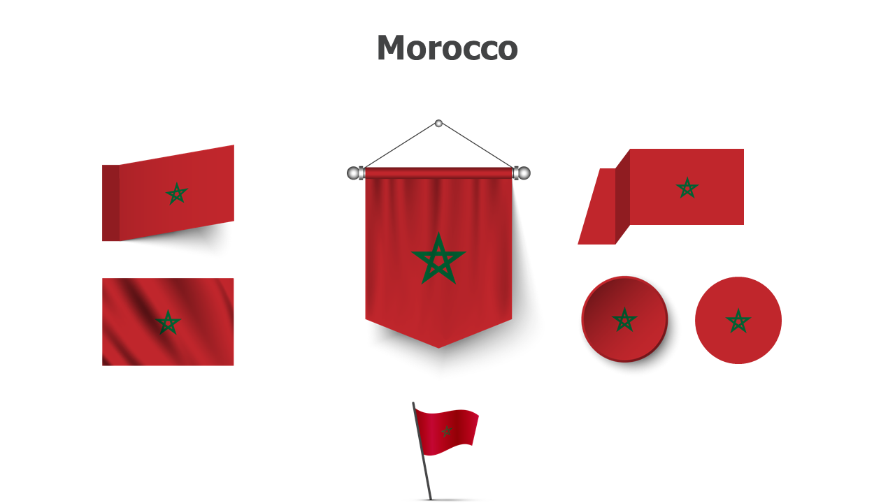 Morocco flags