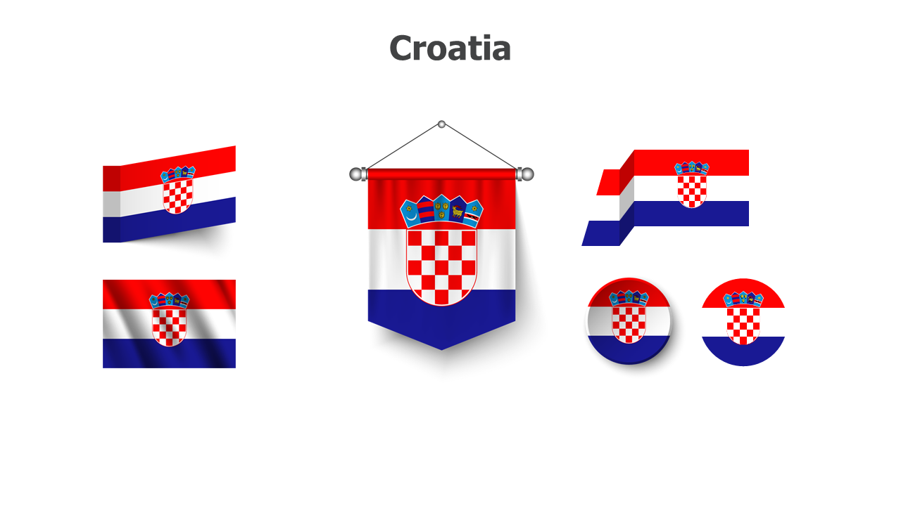 Croatia flags