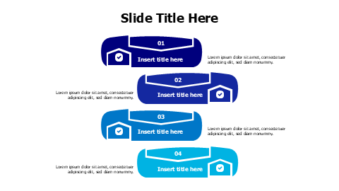 4 colored blocks with houses infographic
