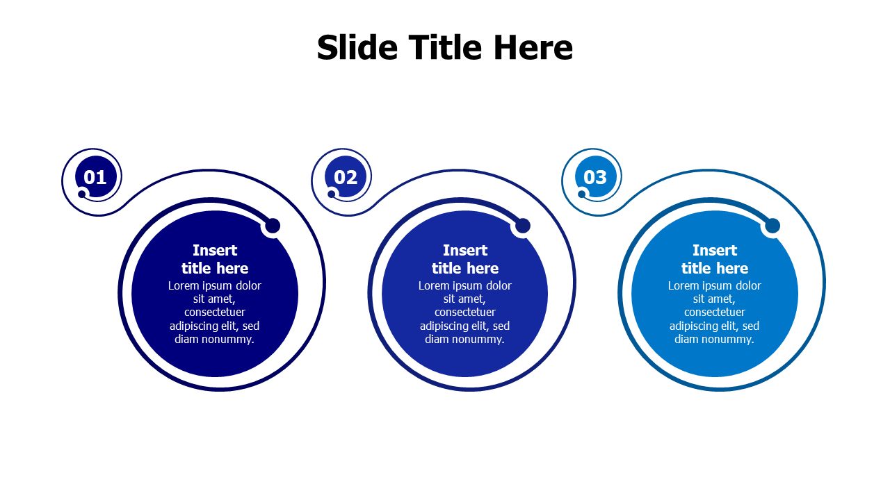 3 circles arounded with wires infographic
