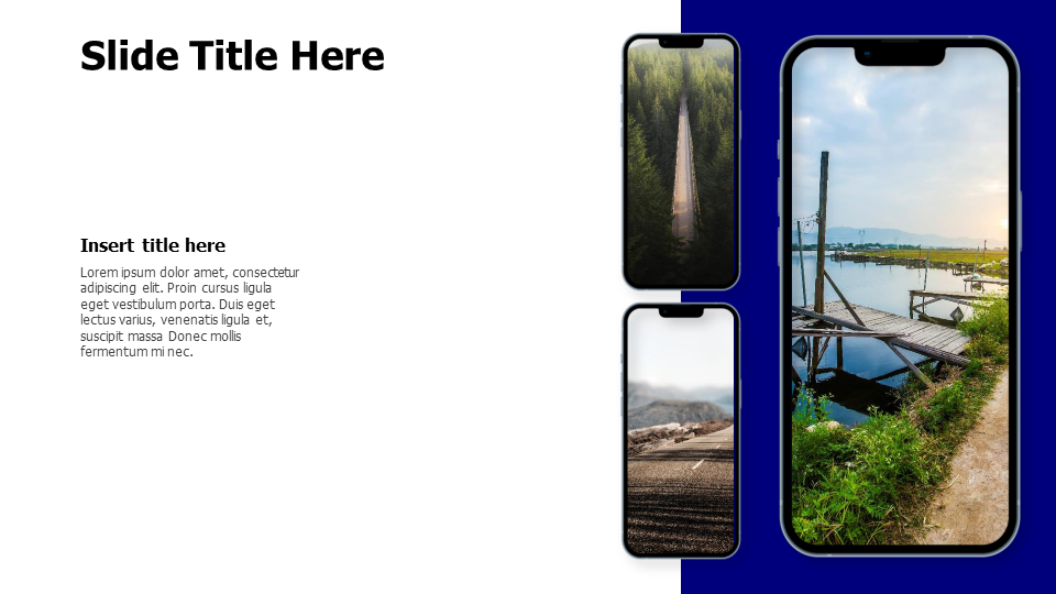 3 mobiles placeholders 2 small 1 big