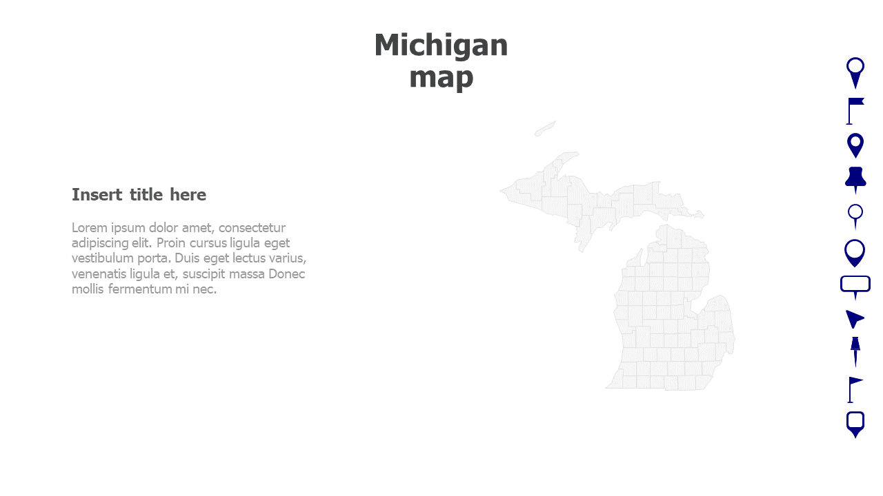 Michigan map 263