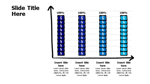 4 points doodle money chart infographic