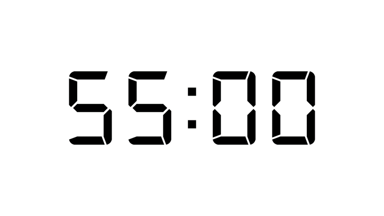 55 Minutes Timer
