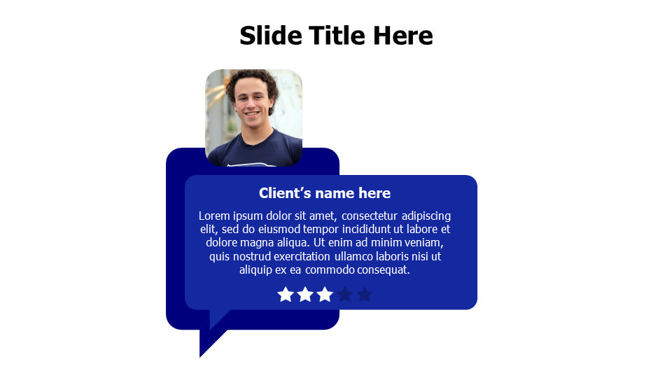 1 testimonials infographic with picture