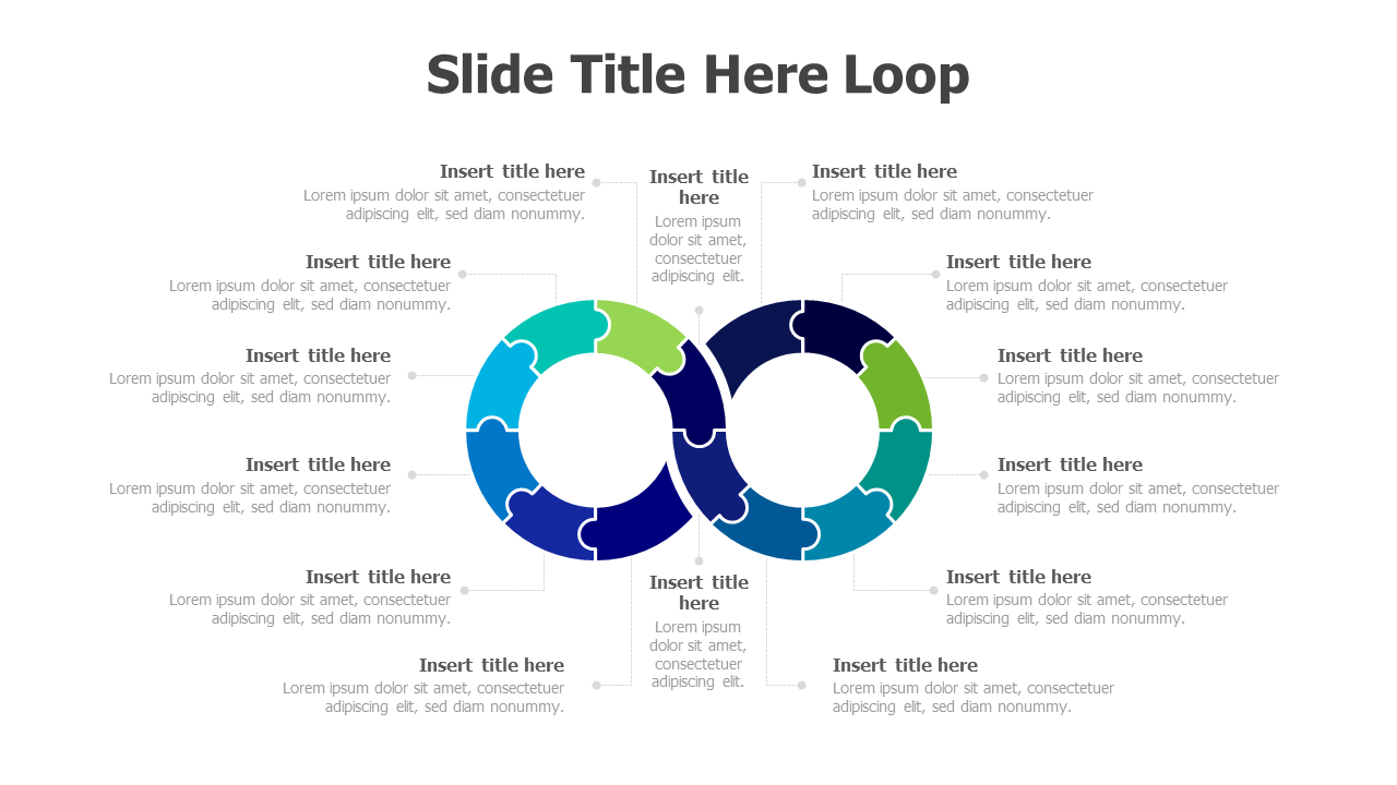 14 points puzzle infinity loop