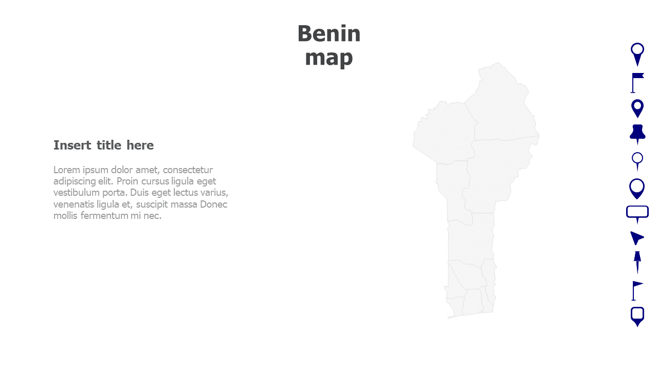 Benin map 198
