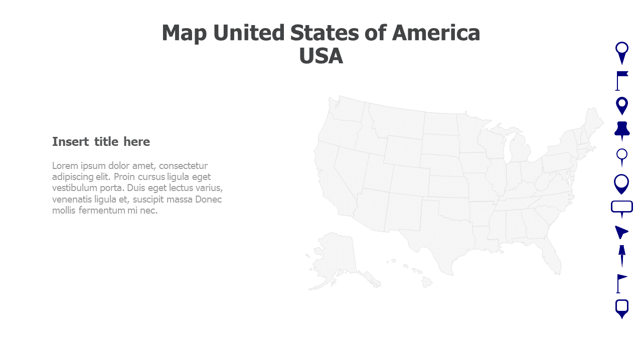 United States of America-USA map 13
