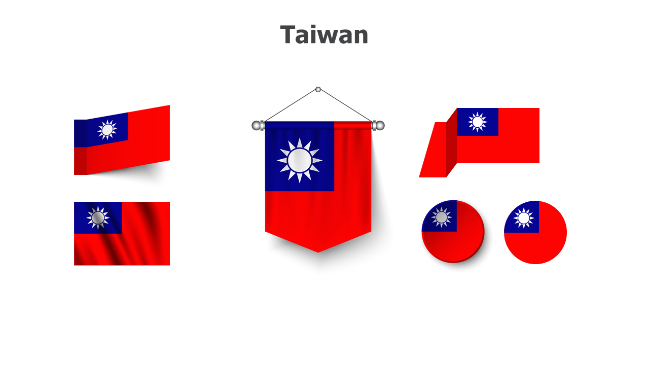 Taiwan flags