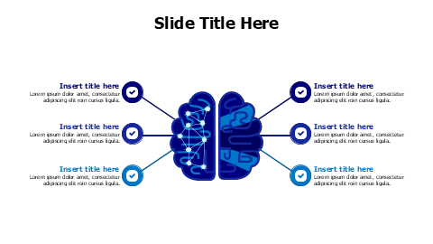 6 points brain tech cells AI infographic