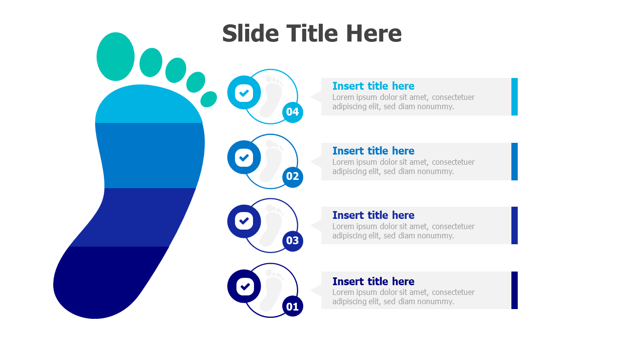 4 points footprint infographic 11