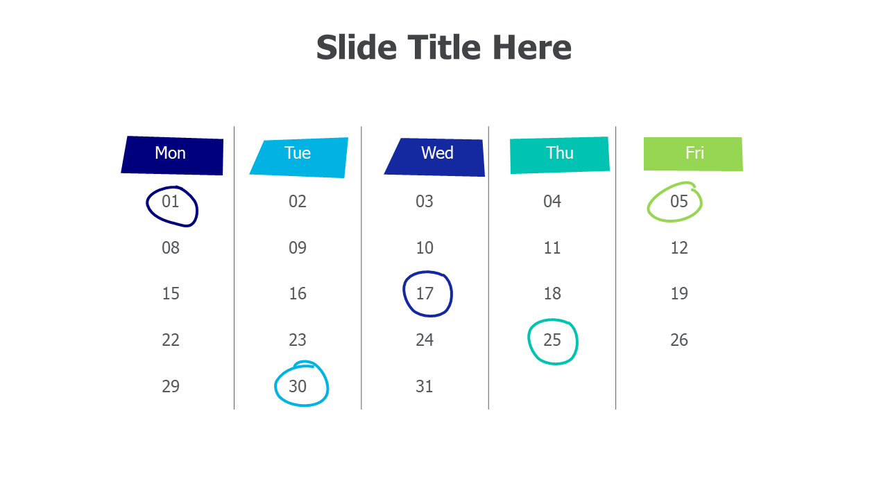 Week calendar