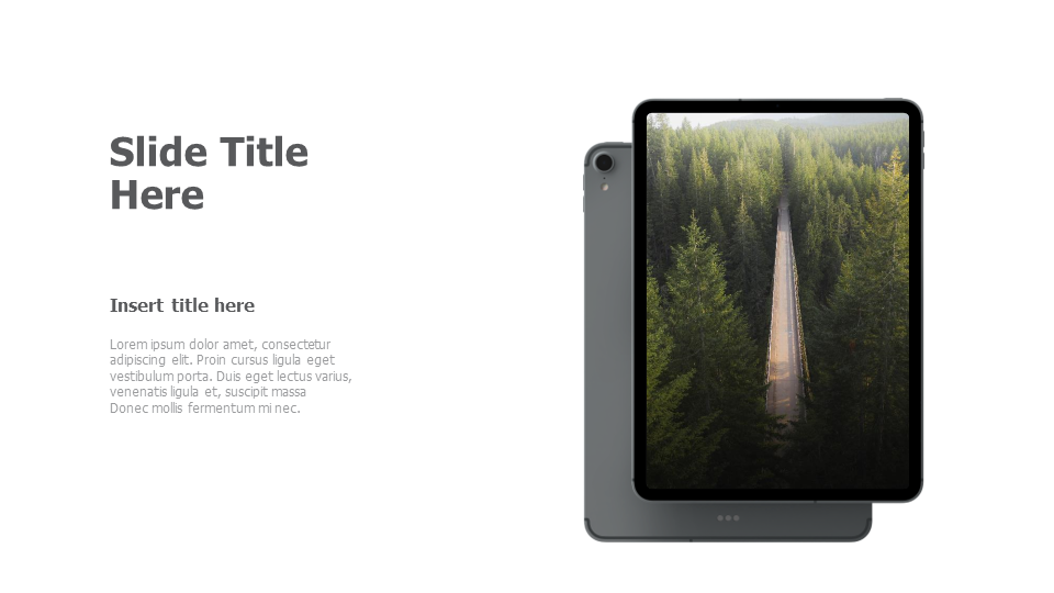 Ipad front and back image mockup