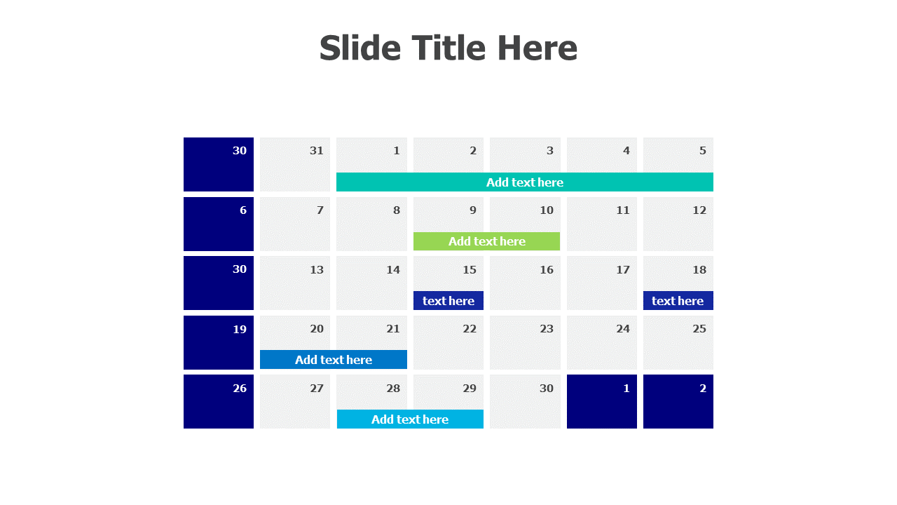 Month Calendar 12