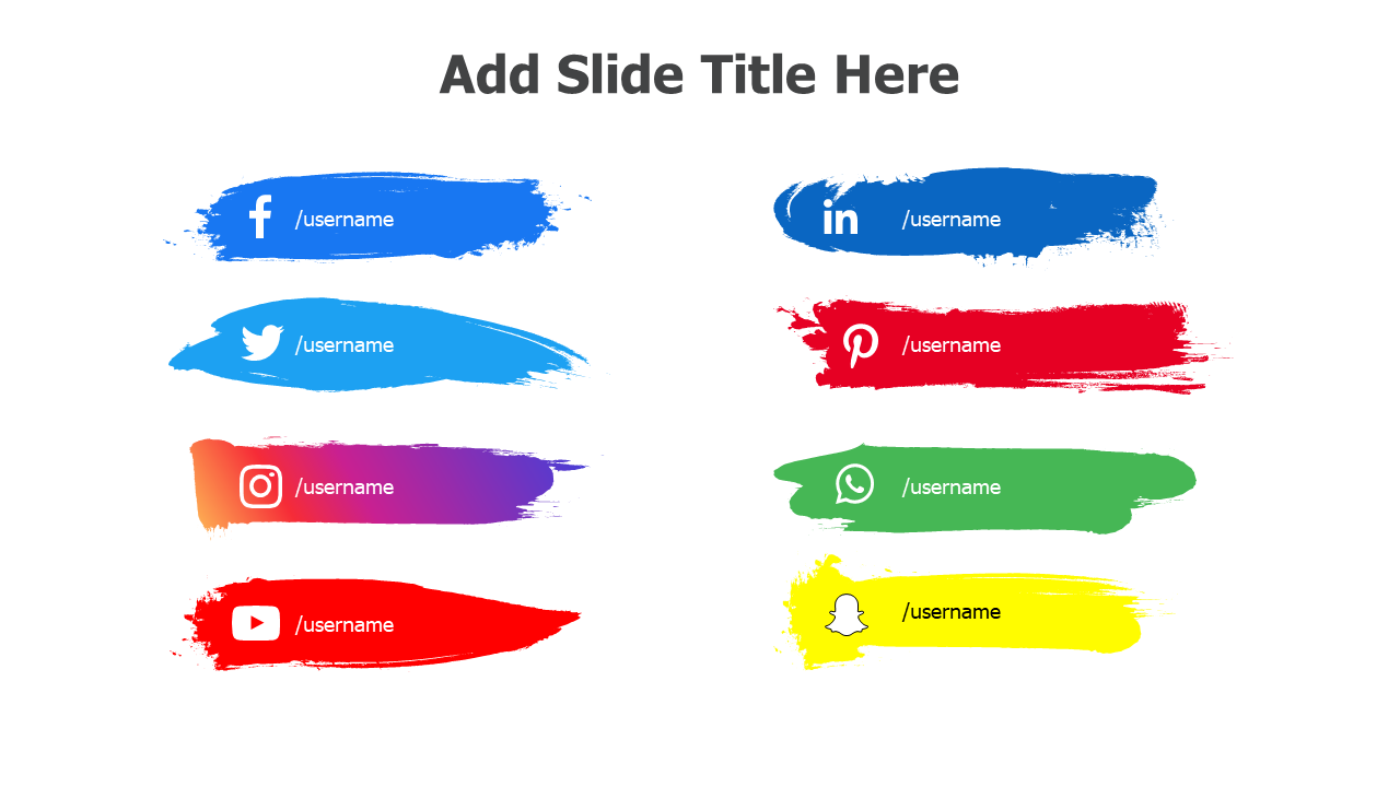 social media brushes template 