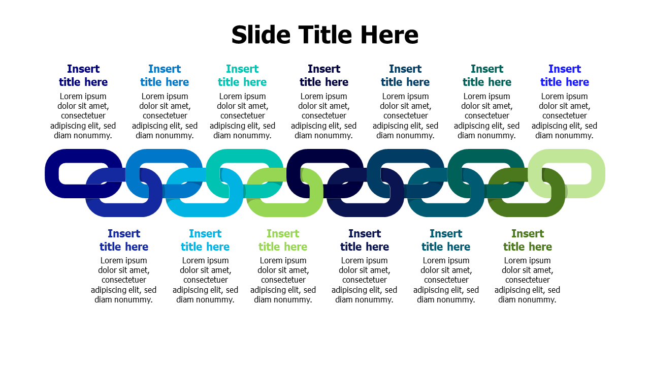 Chain infographic