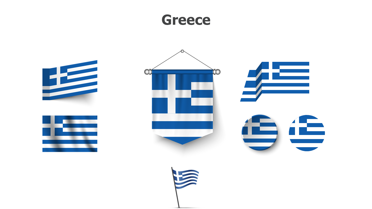 Greece flags
