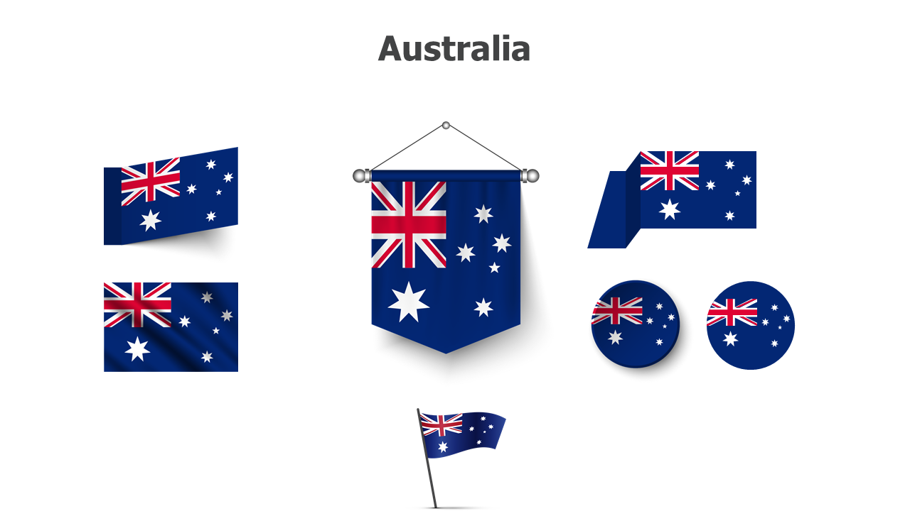 Australia flags