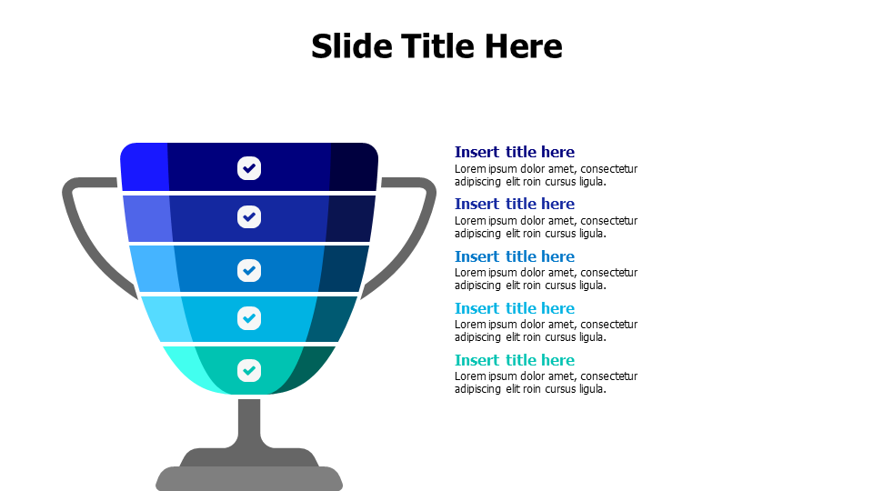 5 steps Cup infographic