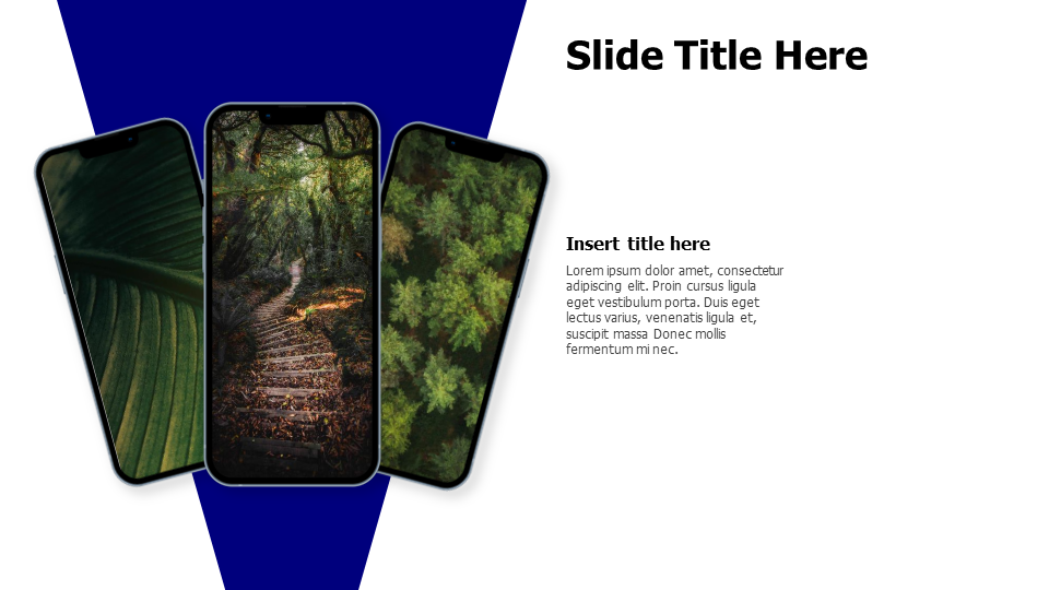 3 mobiles overlapping mockups