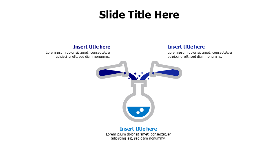 3 points chimical tubes infographic