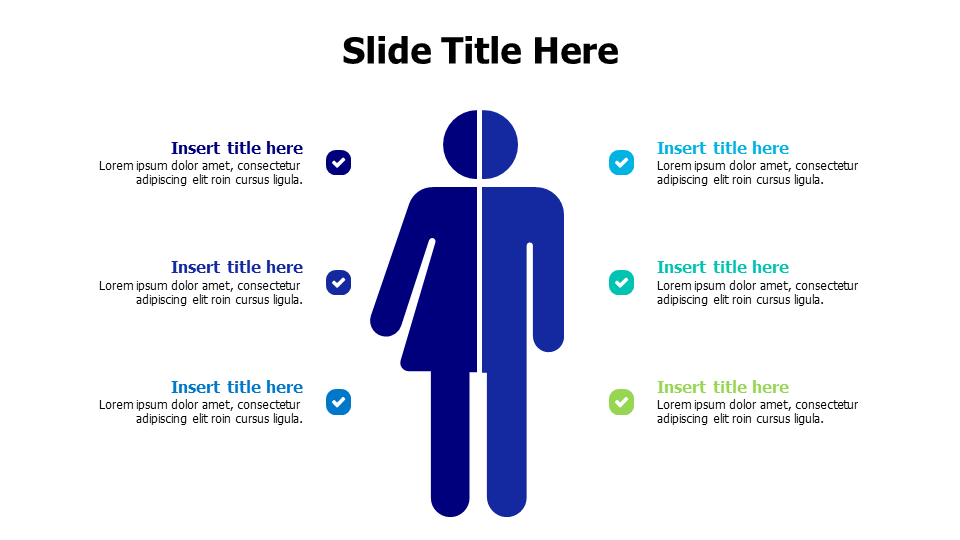 Man and woman infographic