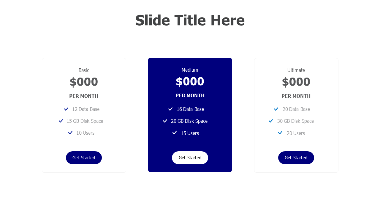 Pricing plans 3