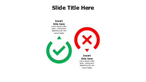 2 points wrong and correct signs infographic