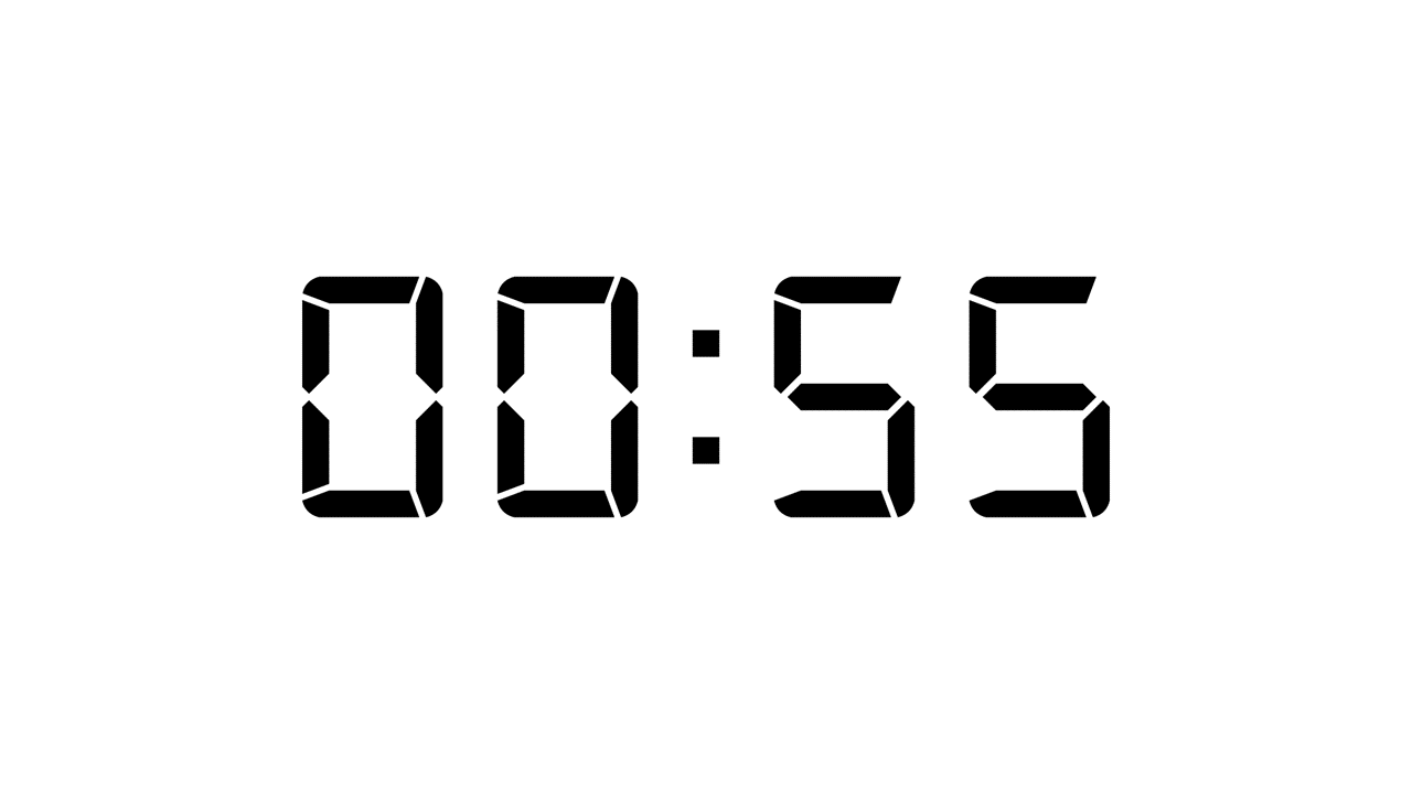 55 Seconds Timer