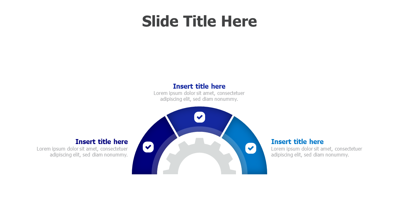 3 points half-circle around gear