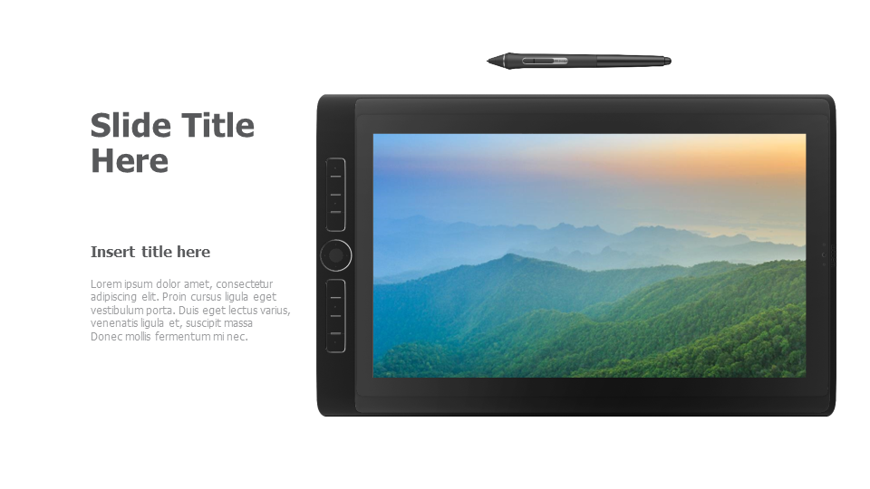 Wacom mockup
