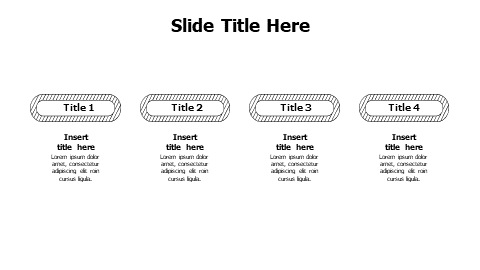4 pattern outline frames infographic