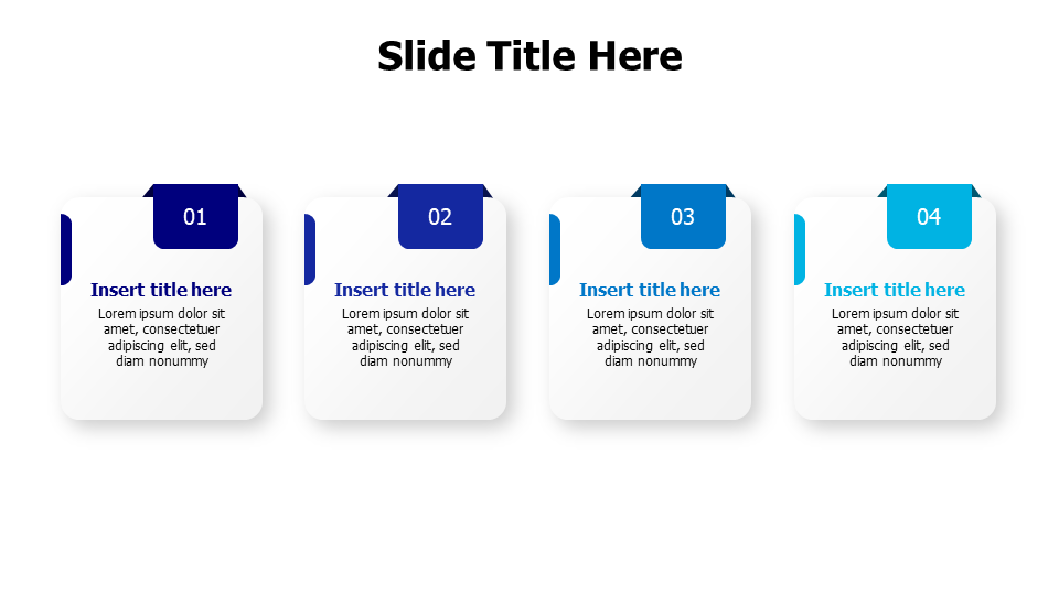 4 cards with numbers