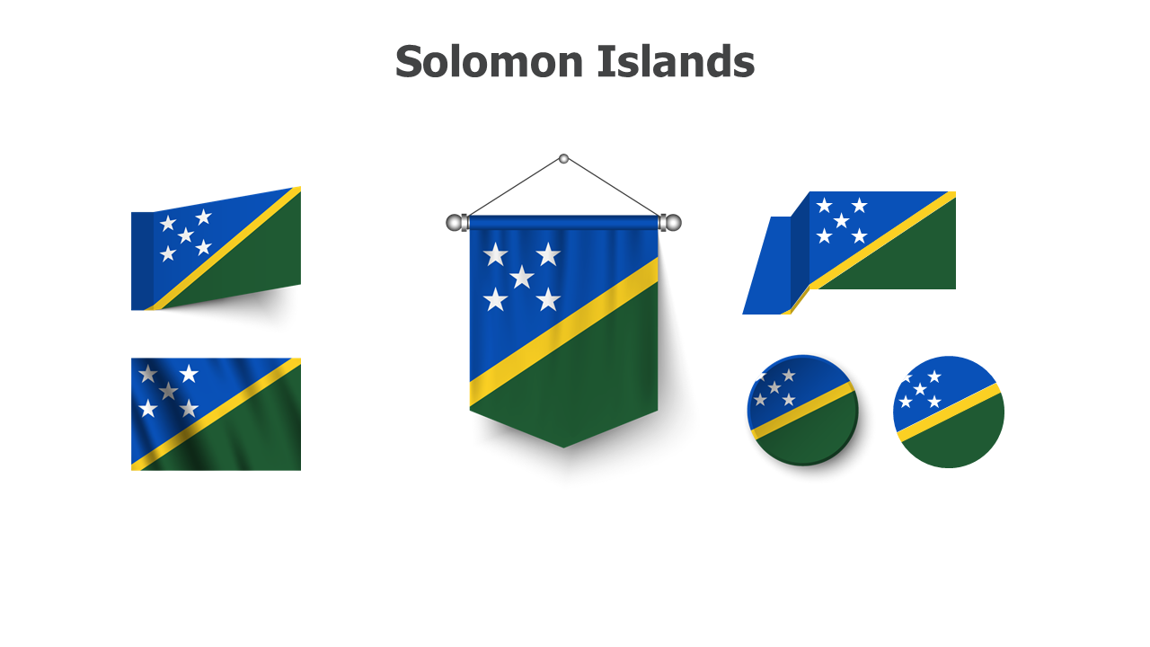Solomon Islands flags