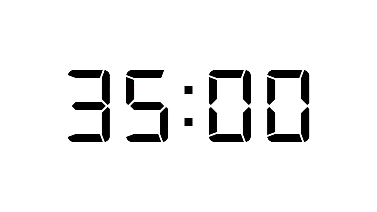 35 Minutes Timer