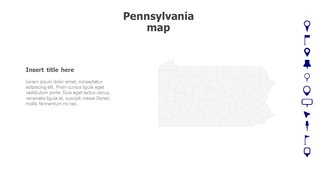Pennsylvania map 281