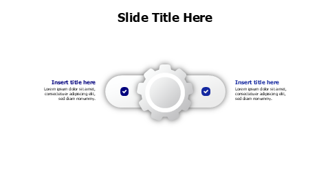 2 colored logos with gear comparison infographic