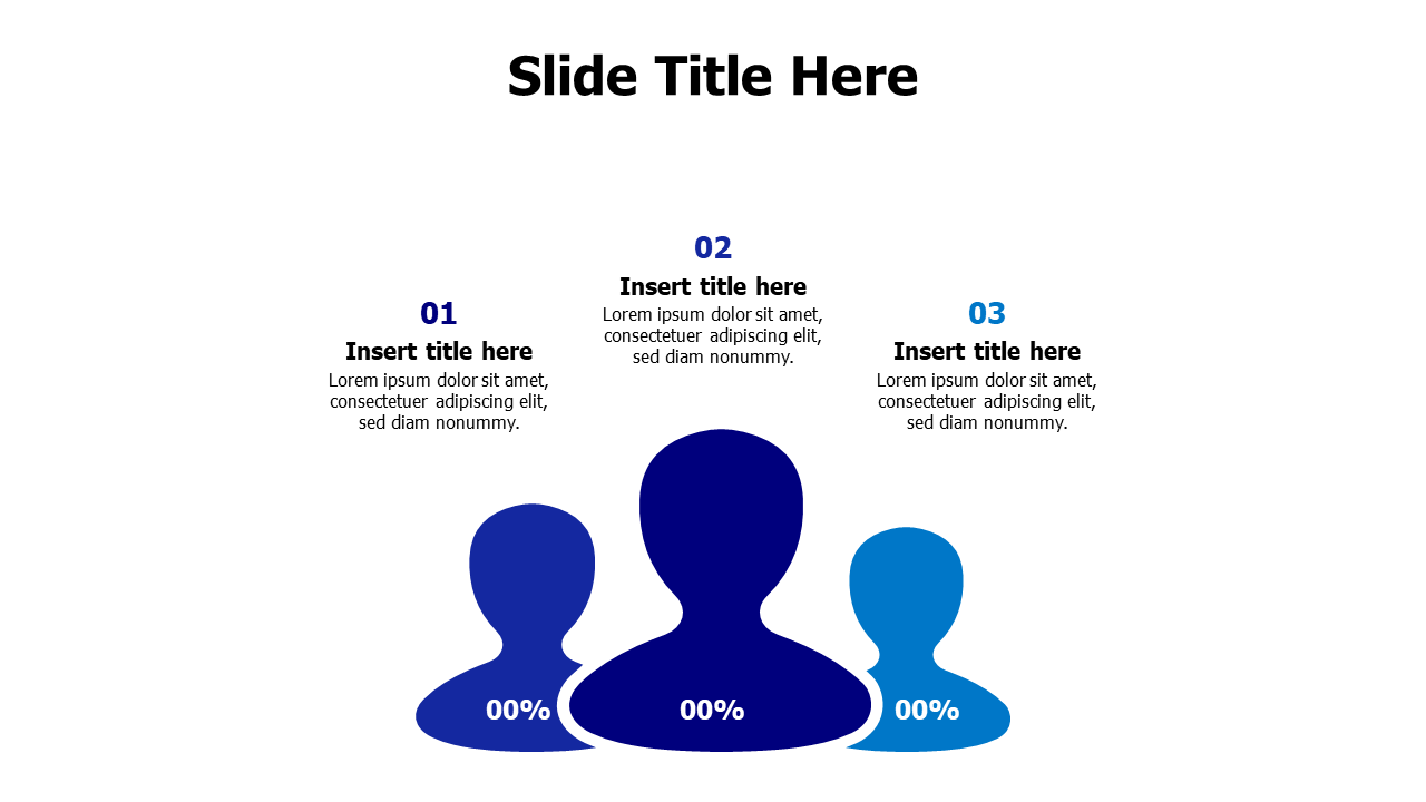 3 points people infographic