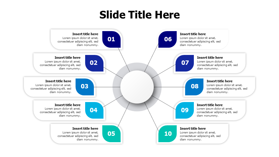 10 points multipurpose slide template