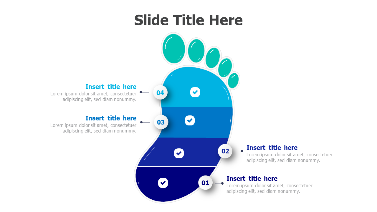 4 points footprint infographic 18
