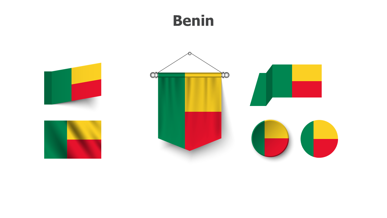 Benin flags