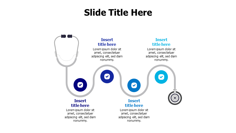 4 points twisted sethocope infographic with icons
