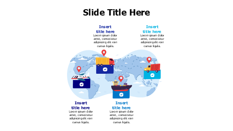 4 points global transportation infographic